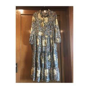 Morris & Co. x H&M floral maxi dress
